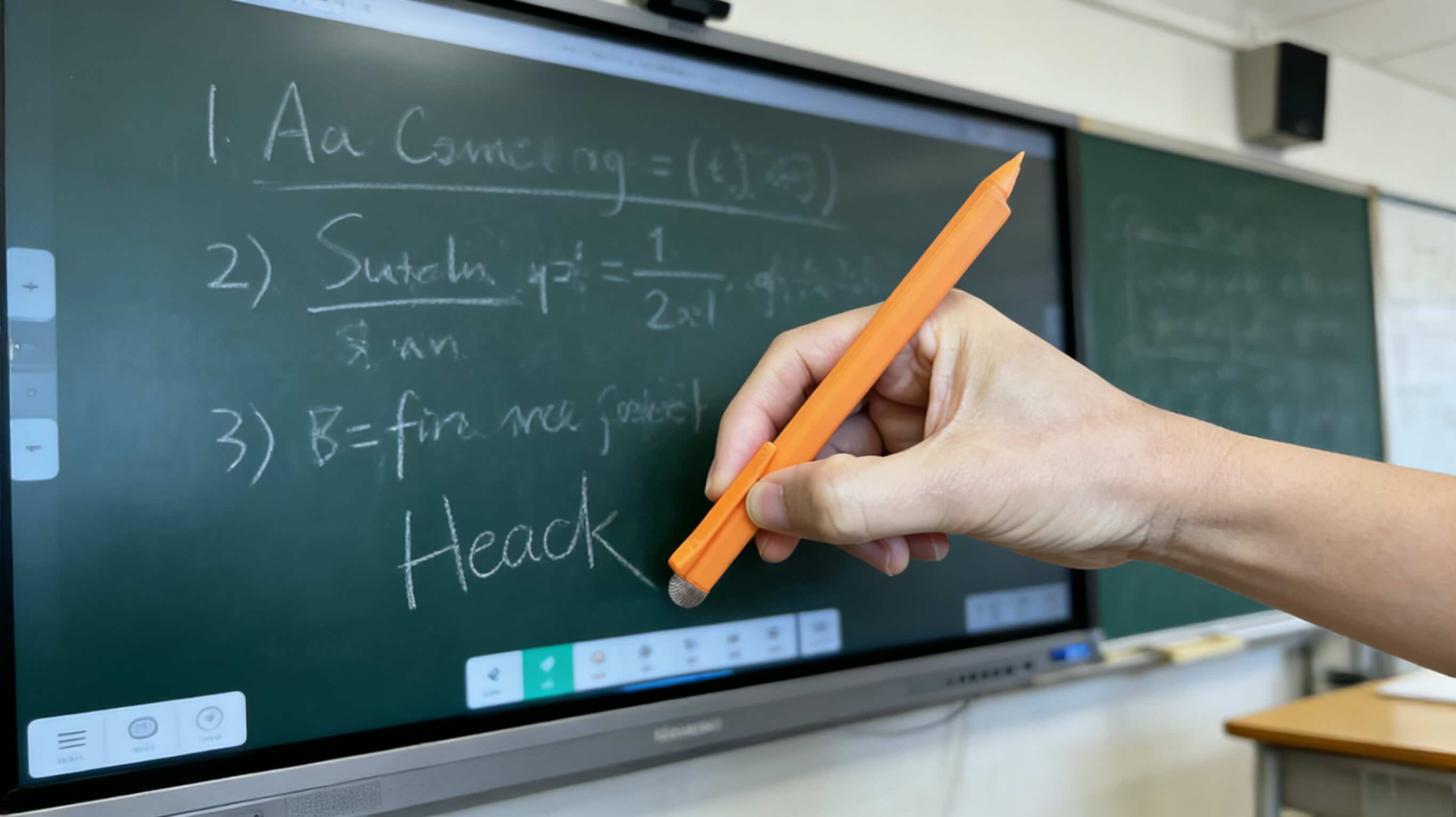 Teaching scene